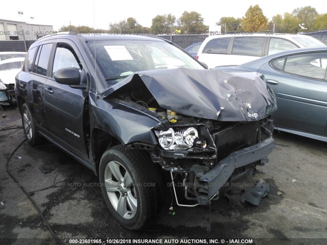 1C4NJCBAXGD560699 - 2016 JEEP COMPASS SPORT GRAY photo 1