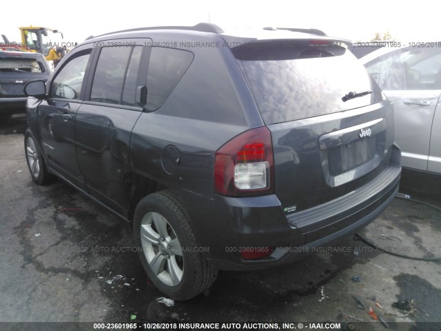 1C4NJCBAXGD560699 - 2016 JEEP COMPASS SPORT GRAY photo 3