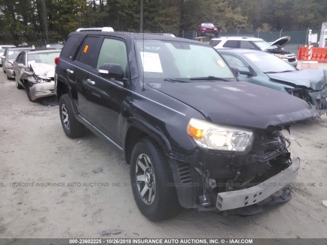 JTEBU5JR8B5062139 - 2011 TOYOTA 4RUNNER SR5/LIMITED/TRAIL BLACK photo 1