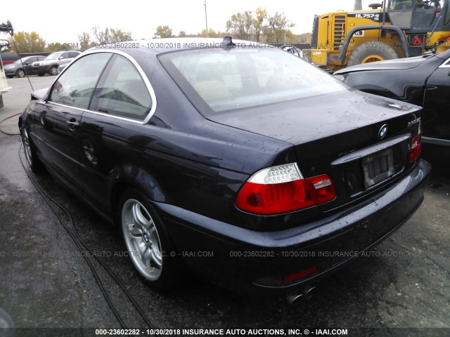 WBABD53424PD97278 - 2004 BMW 330 CI BLUE photo 3