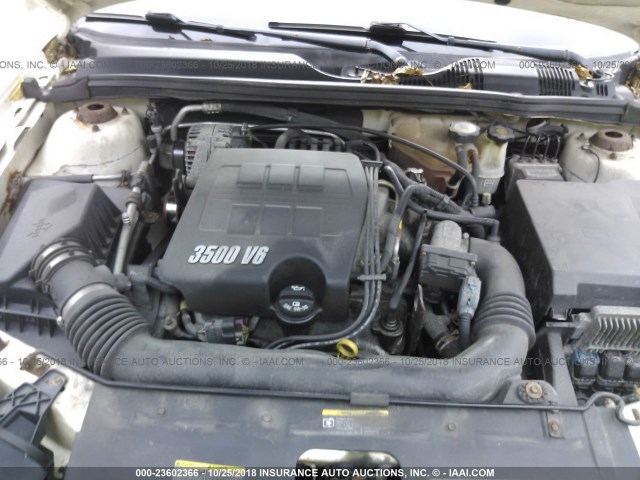 1G1ZT54895F210377 - 2005 CHEVROLET MALIBU LS 白色 照片 10