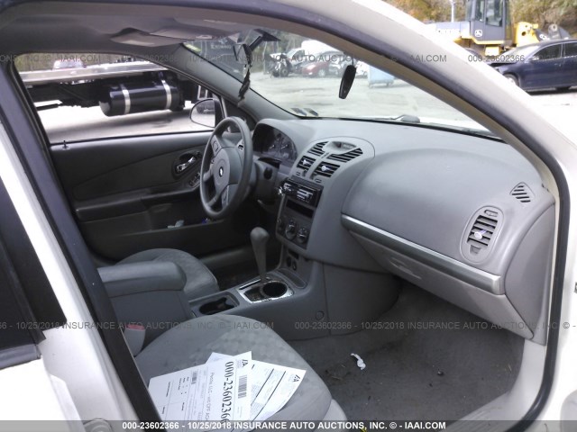 1G1ZT54895F210377 - 2005 CHEVROLET MALIBU LS 白色 照片 5