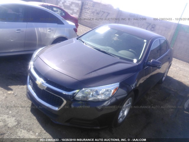 1G11C5SL9FF242588 - 2015 CHEVROLET MALIBU 1LT BROWN photo 2