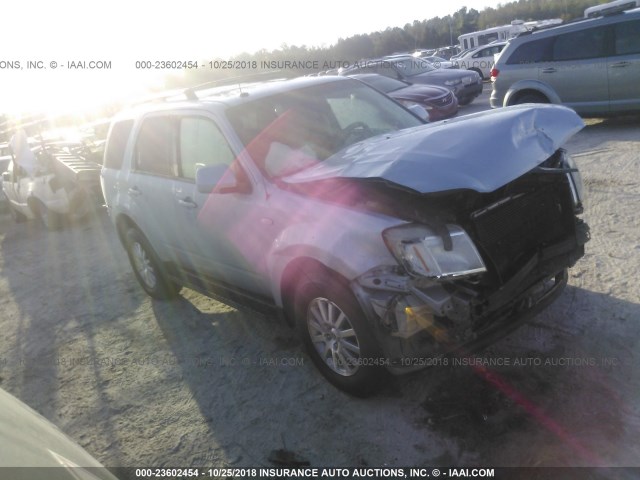 4M2CU97G29KJ25523 - 2009 MERCURY MARINER PREMIER Light Blue photo 1