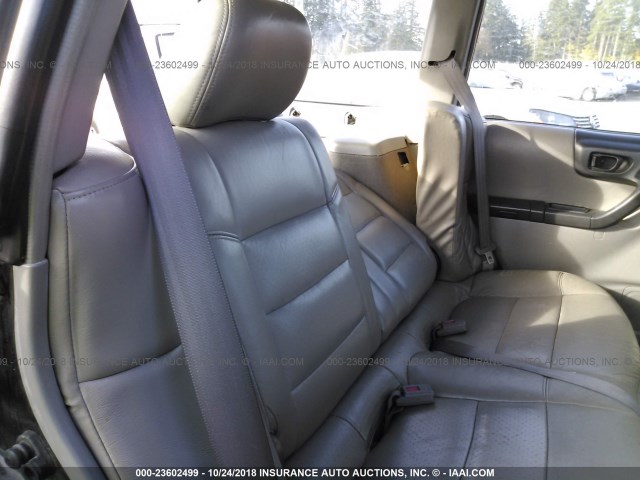 JF1SF6556WG709228 - 1998 SUBARU FORESTER S BLACK photo 8