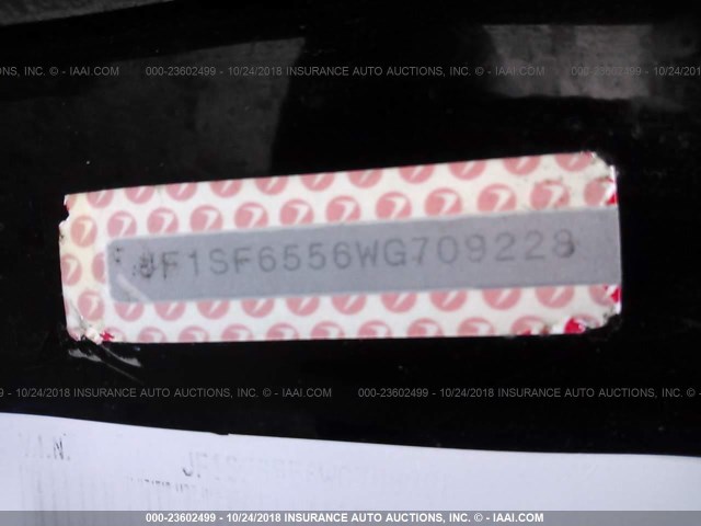 JF1SF6556WG709228 - 1998 SUBARU FORESTER S BLACK photo 9