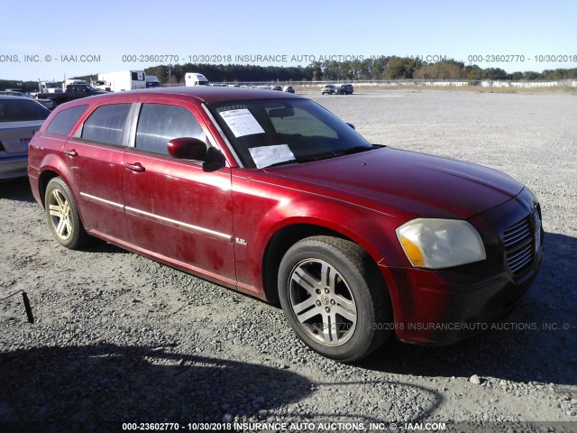 2D4FV47V66H428165 - 2006 DODGE MAGNUM SXT RED photo 1