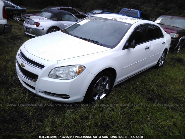 1G1ZD5E09CF105776 - 2012 CHEVROLET MALIBU 2LT WHITE photo 2