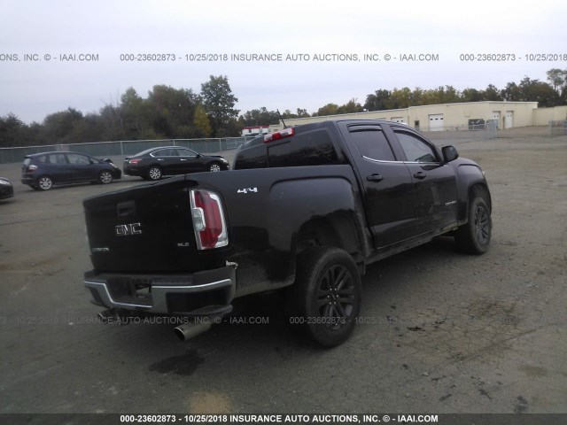 1GTG6CEN9H1211402 - 2017 GMC CANYON SLE BLACK photo 4