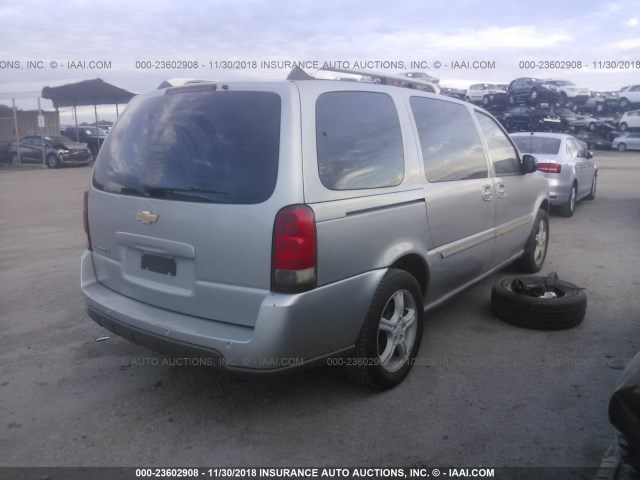 1GNDV33L25D165467 - 2005 CHEVROLET UPLANDER LT SILVER photo 4