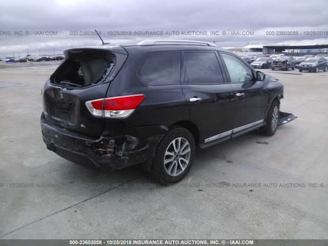 5N1AR2MN0DC637143 - 2013 NISSAN PATHFINDER S/SV/SL/PLATINUM BLACK photo 4