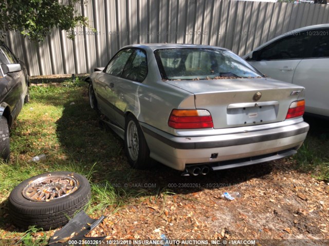 WBSBG9324TEY72641 - 1996 BMW M3 GRAY photo 3