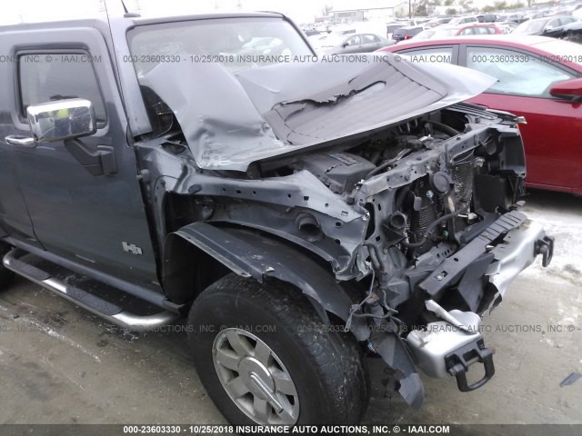 5GTEN13EX88192263 - 2008 HUMMER H3 GRAY photo 6