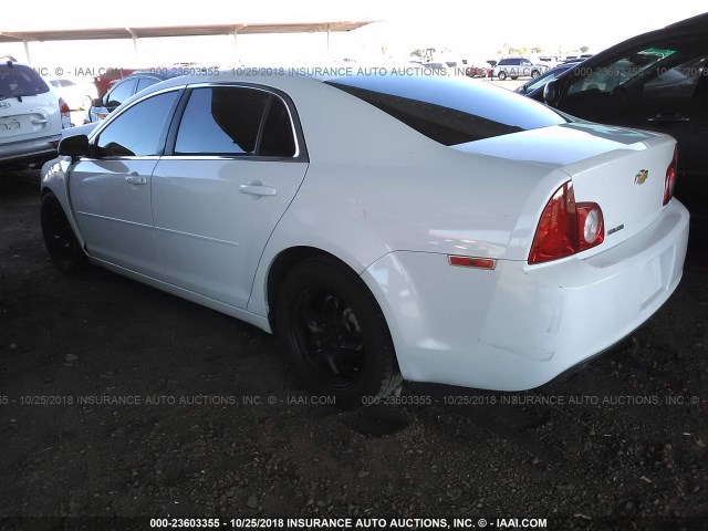 1G1ZA5EU0CF390430 - 2012 CHEVROLET MALIBU LS 白色 照片 3