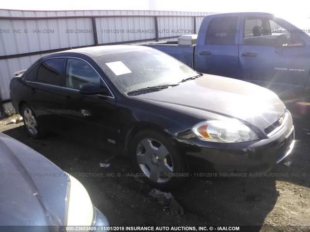 2G1WD58C869214381 - 2006 CHEVROLET IMPALA SUPER SPORT BLACK photo 1