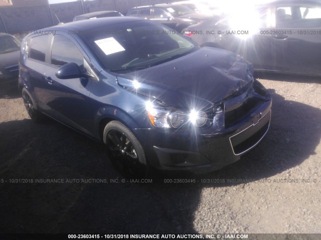 1G1JB6SH7F4170922 - 2015 CHEVROLET SONIC LS 蓝色 照片 1