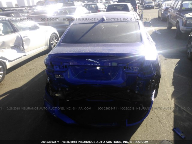 SAJAL4FX9JCP24987 - 2018 JAGUAR XE R - SPORT BLUE photo 6