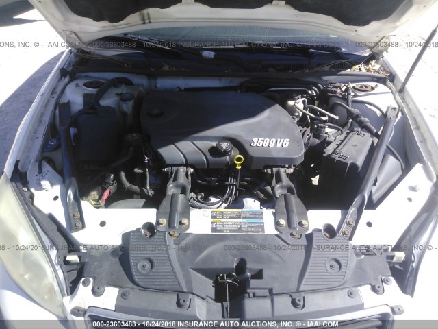 2G1WB55K769236955 - 2006 CHEVROLET IMPALA LS თეთრი ფოტო 10