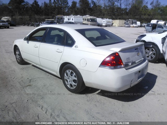 2G1WB55K769236955 - 2006 CHEVROLET IMPALA LS თეთრი ფოტო 3