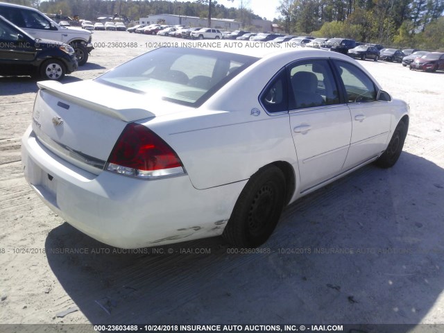 2G1WB55K769236955 - 2006 CHEVROLET IMPALA LS თეთრი ფოტო 4