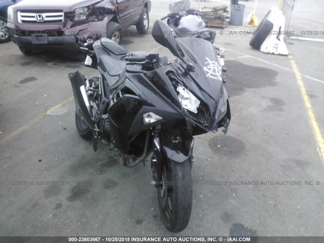 JKAEX8B12EA008277 - 2014 KAWASAKI EX300 B BLACK photo 1