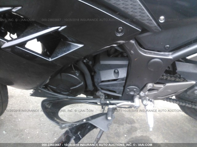 JKAEX8B12EA008277 - 2014 KAWASAKI EX300 B BLACK photo 9