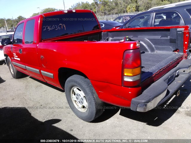 2GCEC19T0X1289489 - 1999 CHEVROLET SILVERADO C1500 RED photo 3