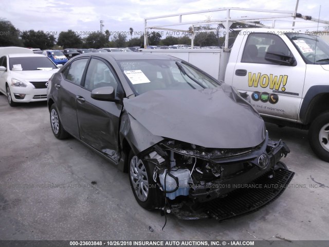 2T1BURHE1KC144635 - 2019 TOYOTA COROLLA L/LE/XLE/SE/XSE 棕色 照片 1