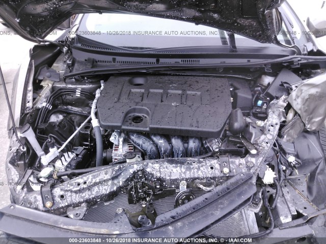 2T1BURHE1KC144635 - 2019 TOYOTA COROLLA L/LE/XLE/SE/XSE 棕色 照片 10