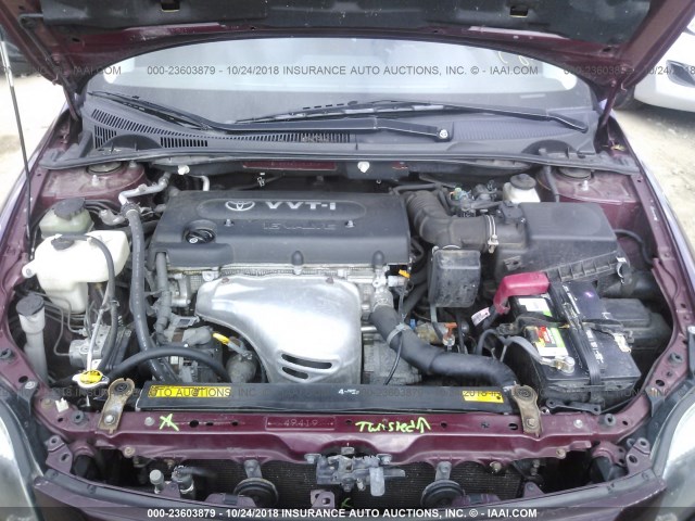 JTKDE167X60130222 - 2006 TOYOTA SCION TC 紫色 照片 10