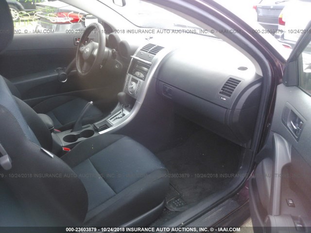 JTKDE167X60130222 - 2006 TOYOTA SCION TC 紫色 照片 5