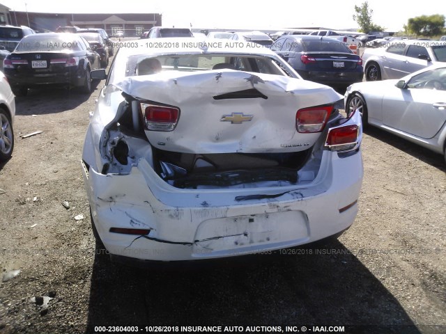 1G11C5SL1FF153548 - 2015 CHEVROLET MALIBU 1LT WHITE photo 6