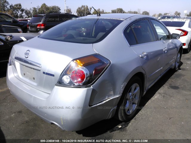 1N4CL21E79C112077 - 2009 NISSAN ALTIMA HYBRID SILVER photo 4