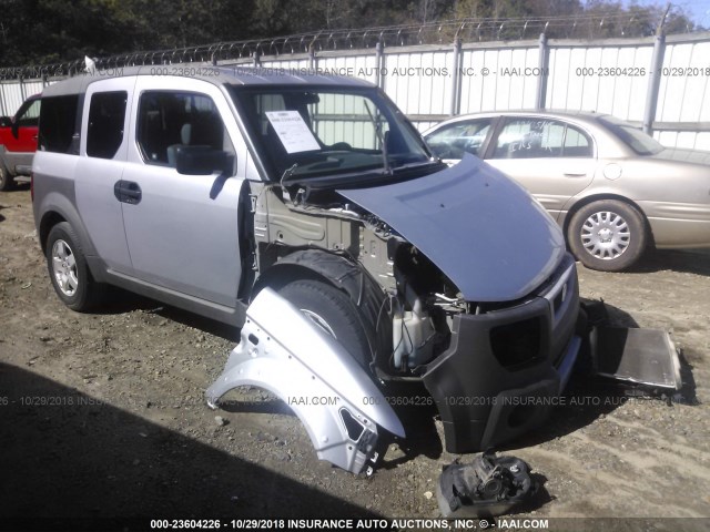 5J6YH18584L000215 - 2004 HONDA ELEMENT EX SILVER photo 1