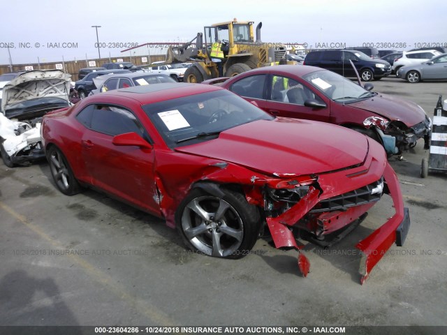 2G1FK1EJ9D9211701 - 2013 CHEVROLET CAMARO 2SS RED photo 1