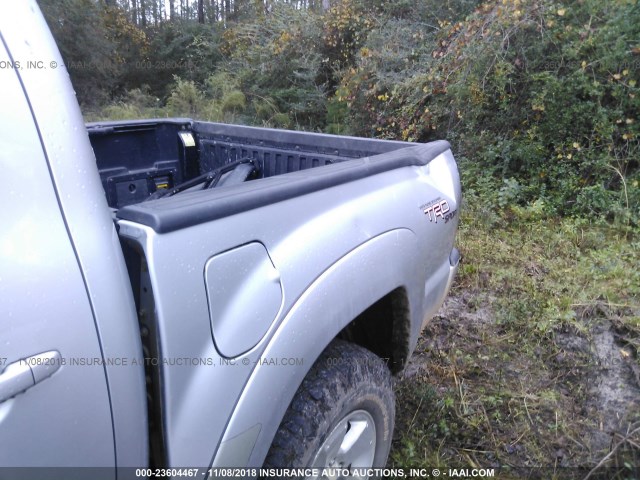 3TMJU4GN7AM099884 - 2010 TOYOTA TACOMA DOUBLE CAB PRERUNNER SILVER photo 6
