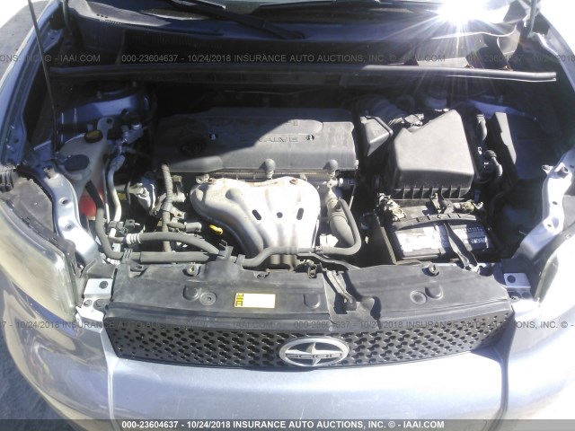 JTLZE4FE8CJ021359 - 2012 TOYOTA SCION XB ლურჯი ფოტო 10