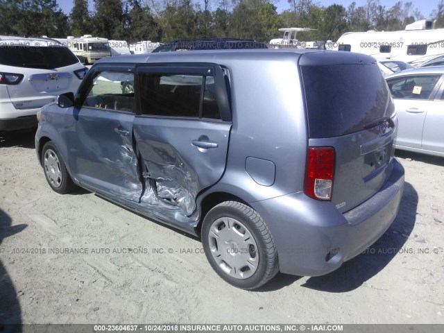 JTLZE4FE8CJ021359 - 2012 TOYOTA SCION XB ლურჯი ფოტო 3