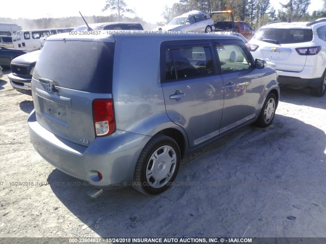 JTLZE4FE8CJ021359 - 2012 TOYOTA SCION XB ლურჯი ფოტო 4