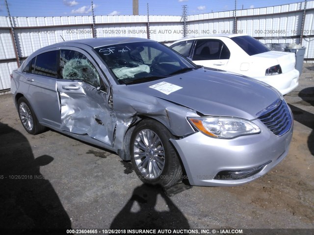 1C3CCBAB7CN319181 - 2012 CHRYSLER 200 LX SILVER photo 1