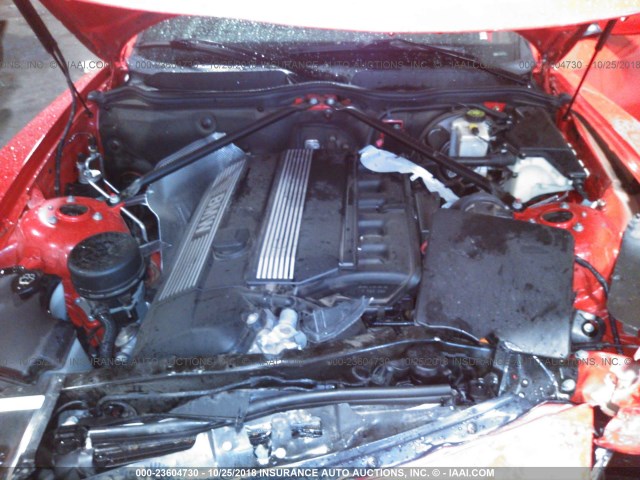 4USBT33505LS55501 - 2005 BMW Z4 2.5 RED photo 10