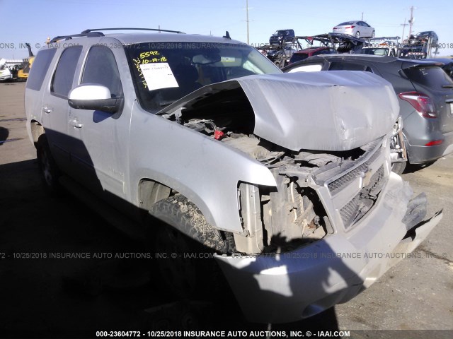 1GNSCAE08BR161233 - 2011 CHEVROLET TAHOE C1500  LS SILVER photo 1