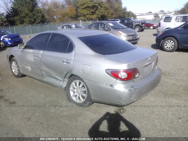 JTHBF30G720072143 - 2002 LEXUS ES 300 SILVER photo 3