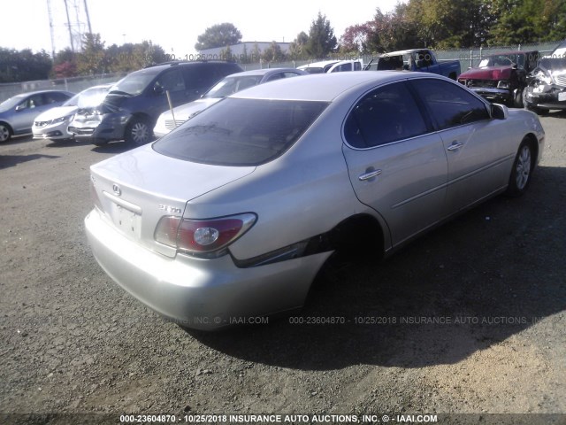 JTHBF30G720072143 - 2002 LEXUS ES 300 SILVER photo 4