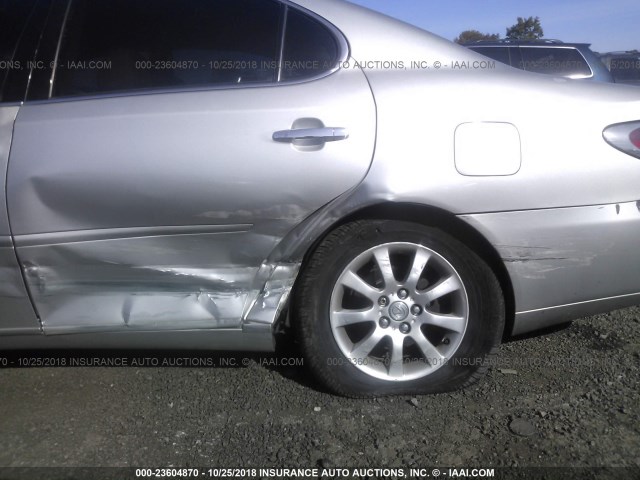 JTHBF30G720072143 - 2002 LEXUS ES 300 SILVER photo 6