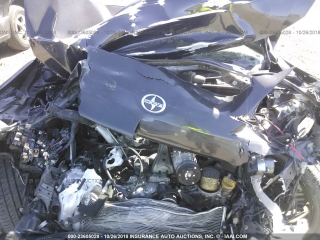 JF1ZNAA11G9709702 - 2016 TOYOTA SCION FR-S GRAY photo 10