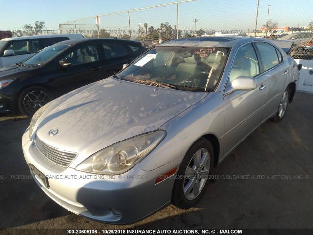 JTHBA30G855101400 - 2005 LEXUS ES 330 SILVER photo 2