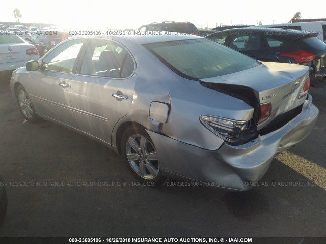 JTHBA30G855101400 - 2005 LEXUS ES 330 SILVER photo 3