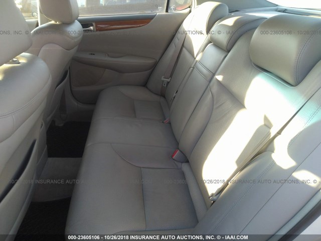 JTHBA30G855101400 - 2005 LEXUS ES 330 SILVER photo 8