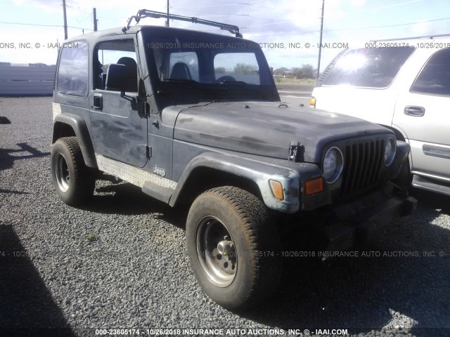 1J4FY19SXWP735821 - 1998 JEEP WRANGLER / TJ SPORT BLACK photo 1